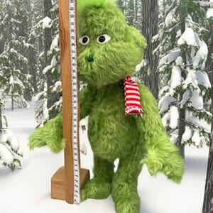 Bärino Grinch 35 cm Künstlerbär