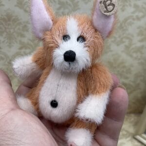 Bärino Corgi Swift 12 cm Künstlerbär mit Decke