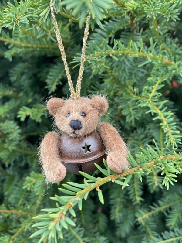 Bärino Weihnachtsschmuck Hudson 5 cm Künstlerbär – Bild 6