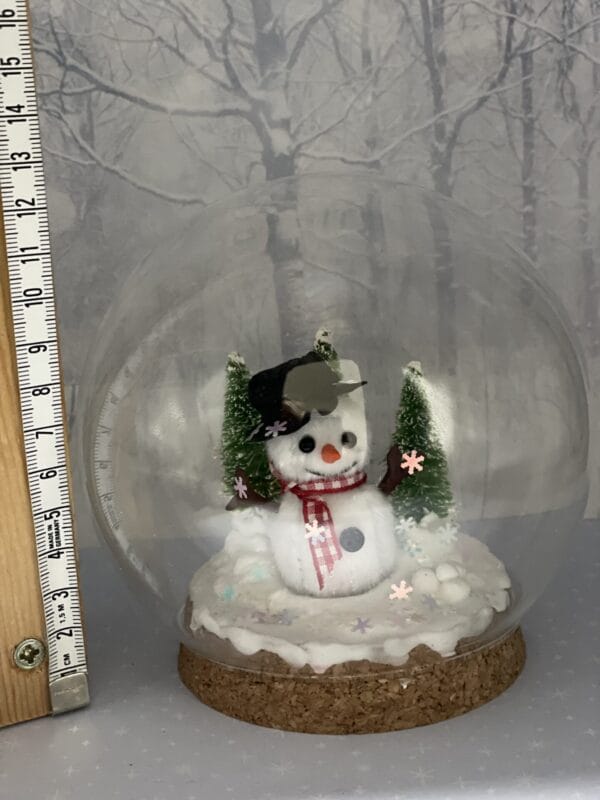 Bärino Schneekugel mit Schneemann Paul 12 cm – Bild 4