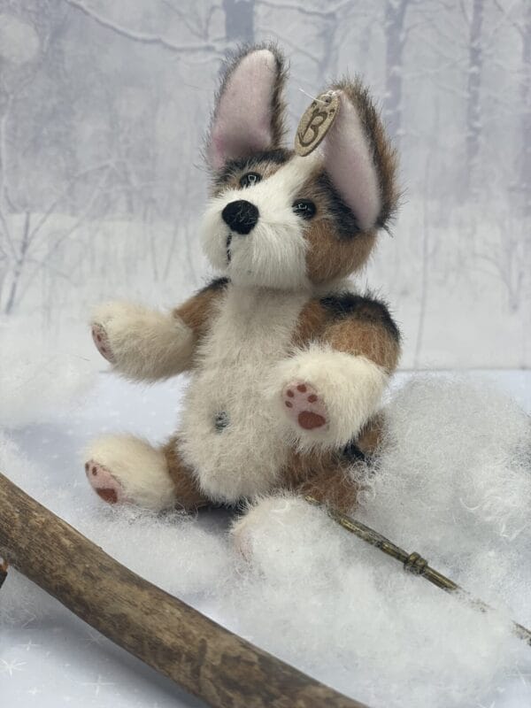 Bärino Corgi Elli 12 cm Künstlerbär – Bild 9