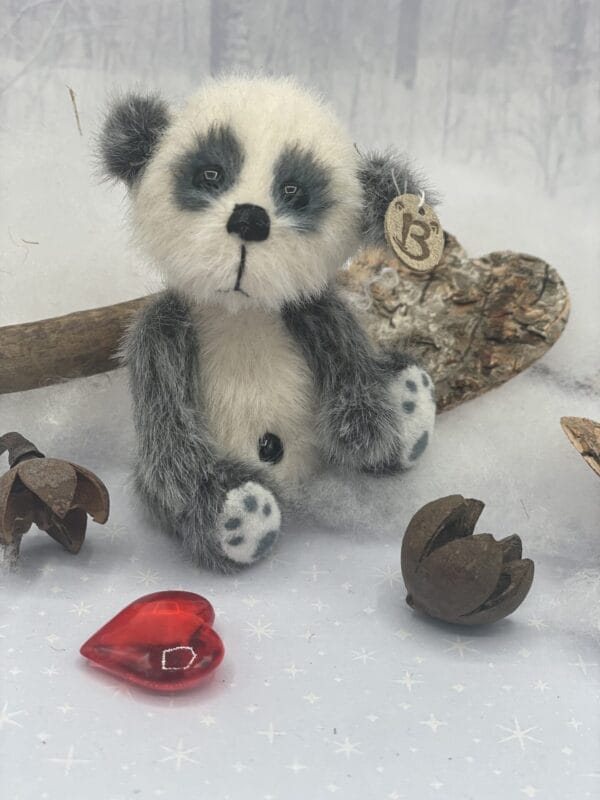 Bärino Bär Panda Jian 9 cm Künstlerbär – Bild 2