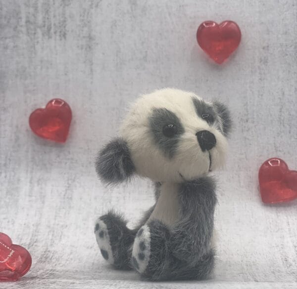 Bärino Panda Bao Bao 9 cm Künstlerbär – Bild 4